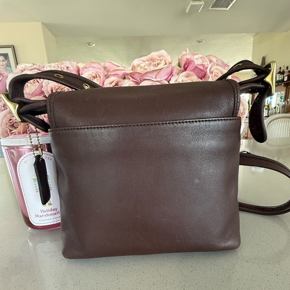 Vintage USA Coach Legacy champion gloved Tanned crossbody bag turn lock - Picture 8 of 15